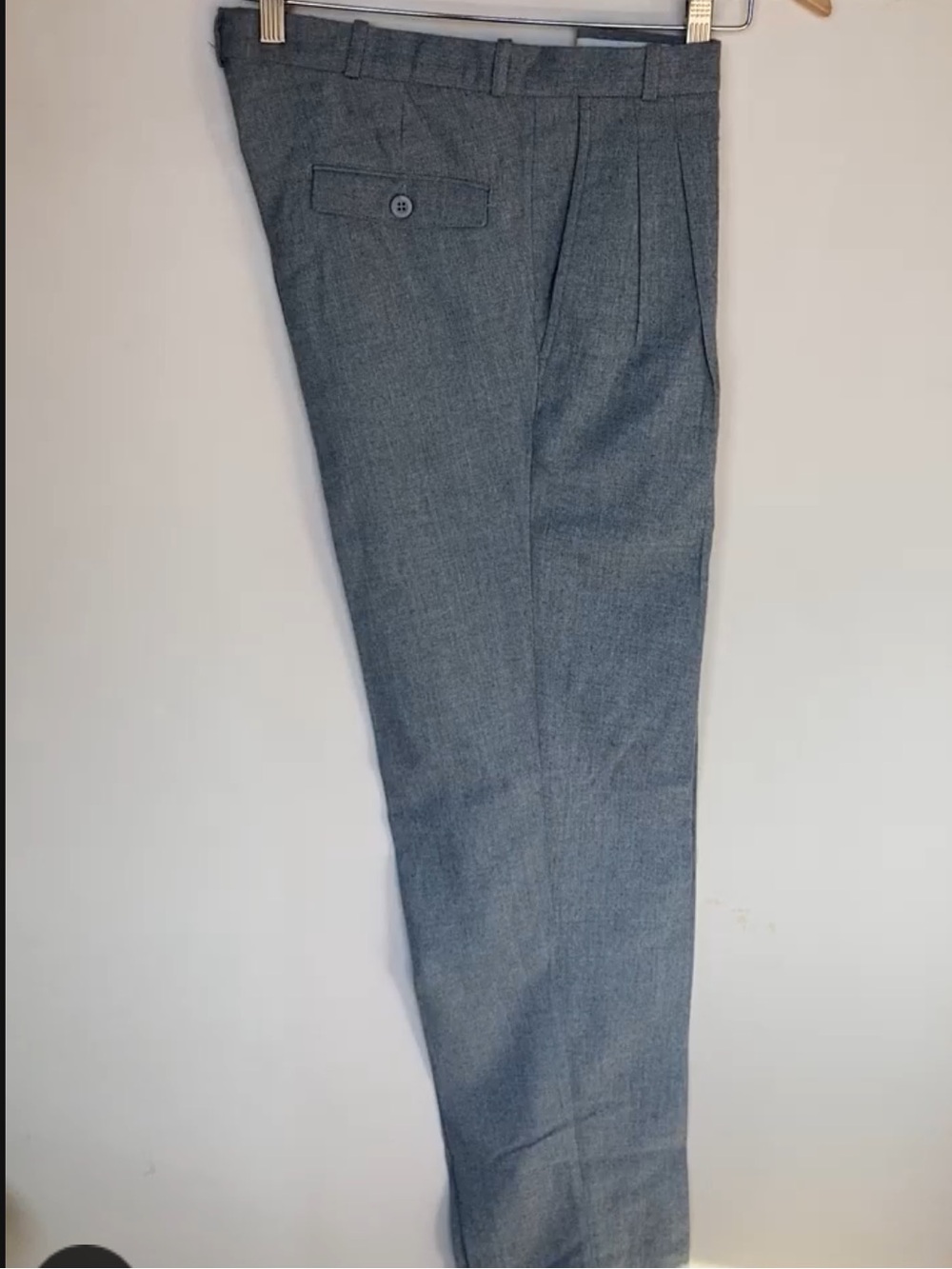Classic Gray Pleated Dress Pants Vintage Women’s Gray Pleated Pants Size 31